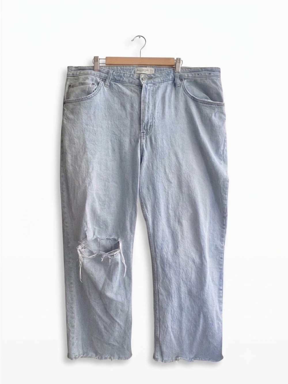 PLUS SIZE Abercrombie & Fitch The 90's Relaxed Jean High Rise Distressed 18